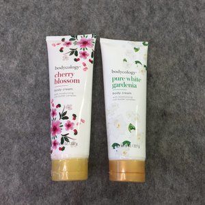 Bodycology Cherry Blossom Pure White Gardening Body Cream 2 Pack 8 oz